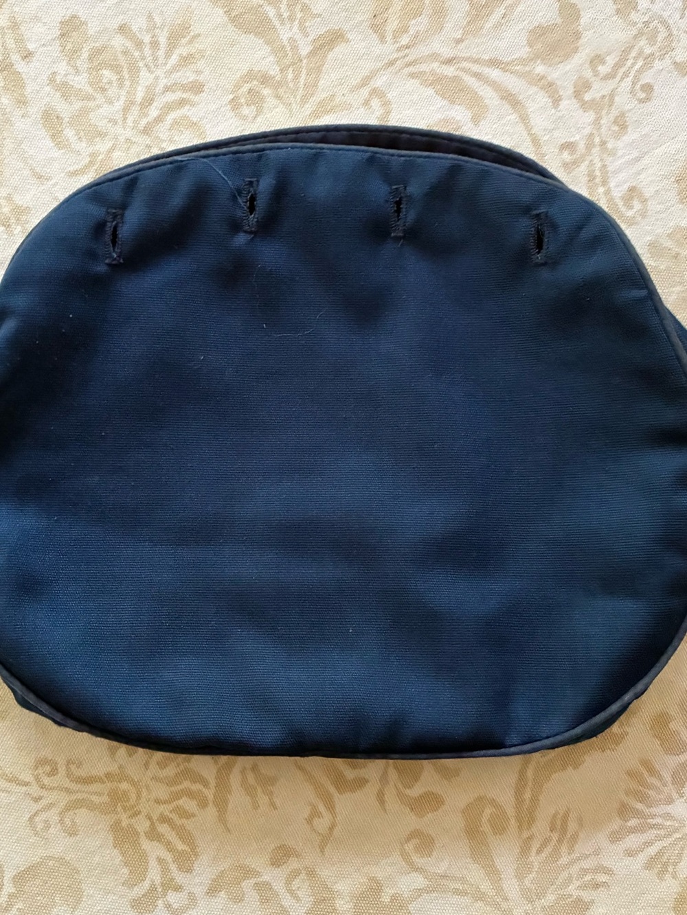 Bermuda Bag Cover Navy 4 Button Cotton Preppy Vintage